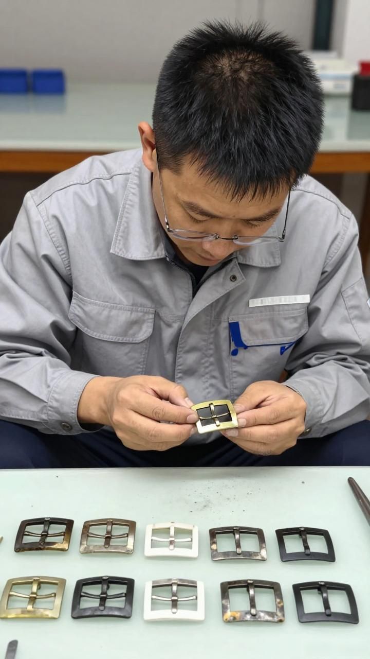 高档腰带扣头改色维修修复翻新_奢侈品腰带扣头翻新流程_高档腰带扣头改色修复